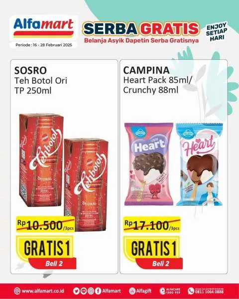 Promo Alfamart Serba Gratis Periode 16-28 Februari 2025