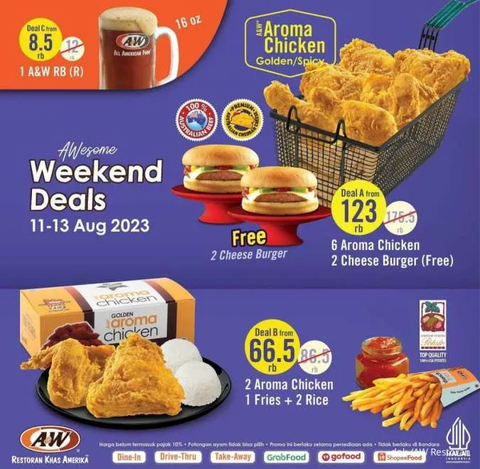 Promo AW Restoran Weekend Deals 