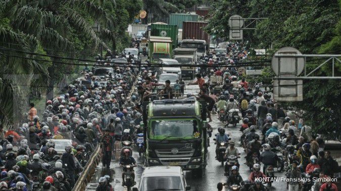 Tol ditutup, kemacetan Pancoran-Kuningan berkurang