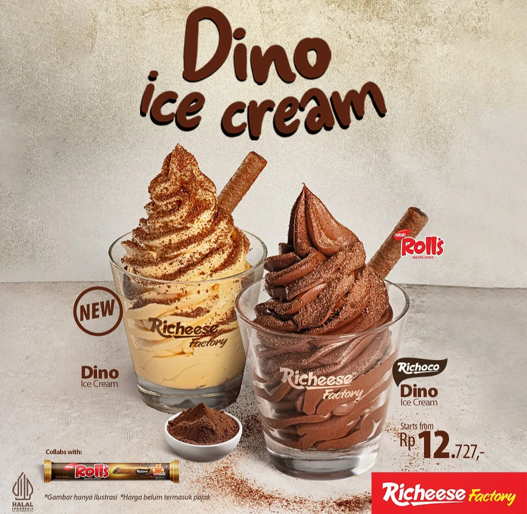 Richeese Factory Dino ice cream