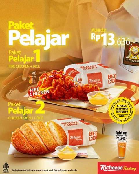 Promo Richeese Paket Pelajar di Tahun 2025