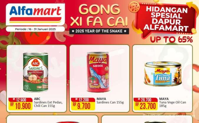 Promo Alfamart Menjelang Imlek Januari 2025, Produk Kebutuhan Dapur Diskon Sampai 65%