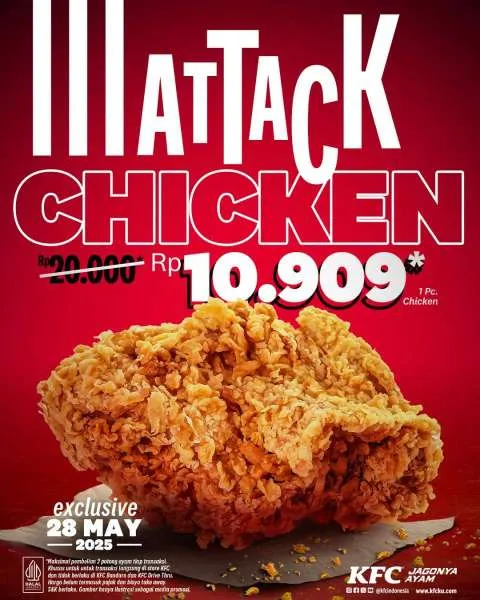 Promo KFC Attack Chicken Super Hemat