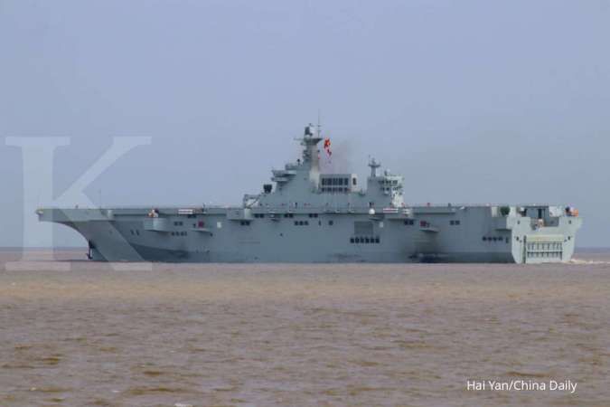 Memanas, kapal serbu amfibi China berlayar di Laut China Selatan dekat Taiwan