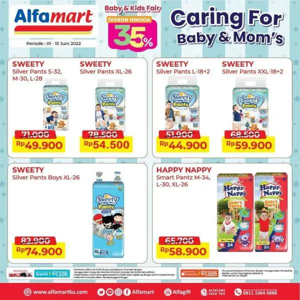 Promo Alfamart Diapers Periode 1-15 Juni 2022