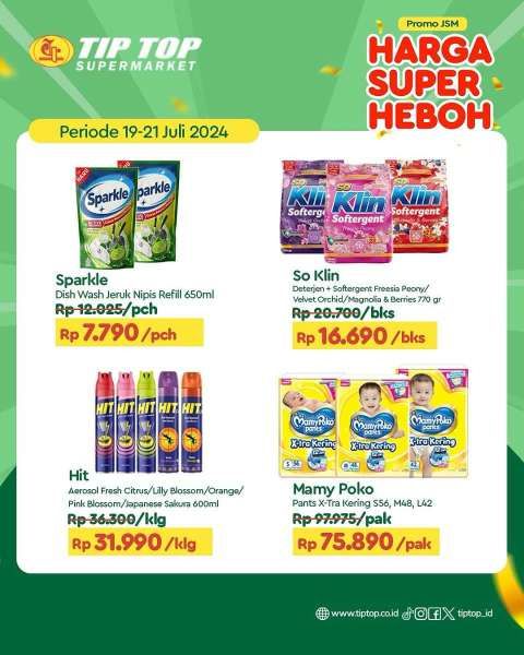 Promo JSM Tip Top 19-21 Juli 2024