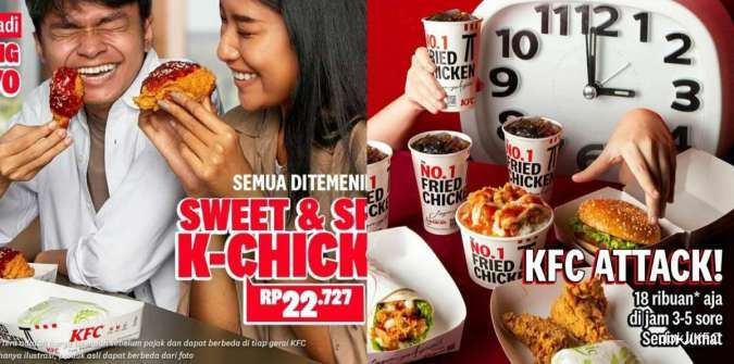 Promo KFC Mei 2023, Menu Baru Spicy K-Chicken hingga KFC Attack Serba Rp 20.000