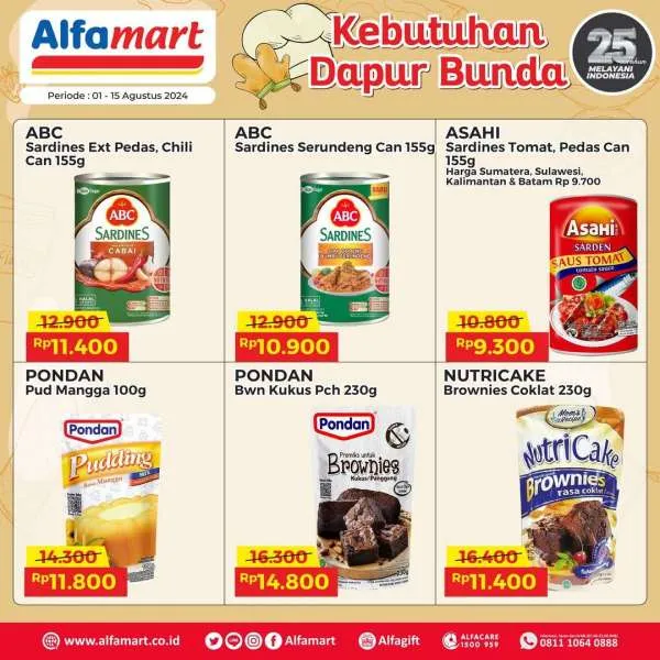 Promo Alfamart Kebutuhan Dapur Periode 1-15 Agustus 2024