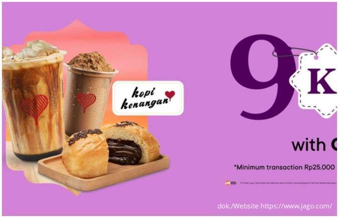 Promo Kopi Kenangan x Bank Jago sampai Desember, Bonus Rp 9.000 di Semua Outlet