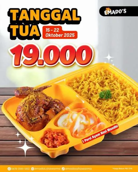 Promo Emados Tanggal Tua Oktober 2025