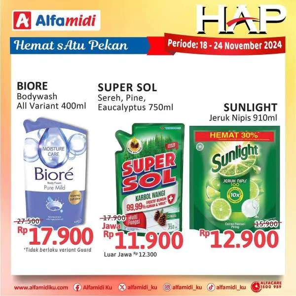 Promo Alfamidi Hemat Satu Pekan Periode 18-24 November 2024