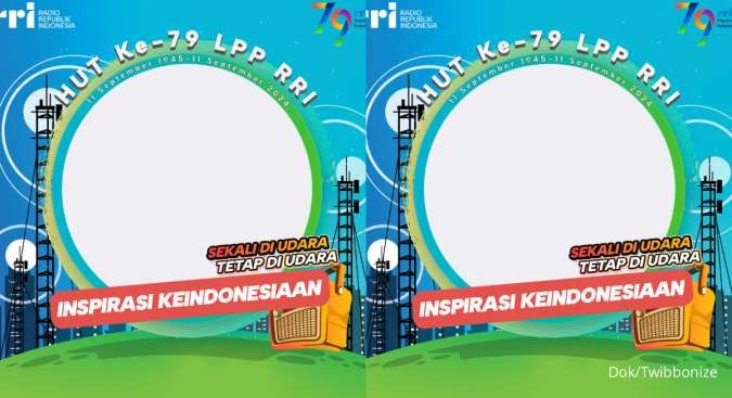 30 Twibbon HUT RRI ke 79 Tahun, Diperingati Setiap 11 September 