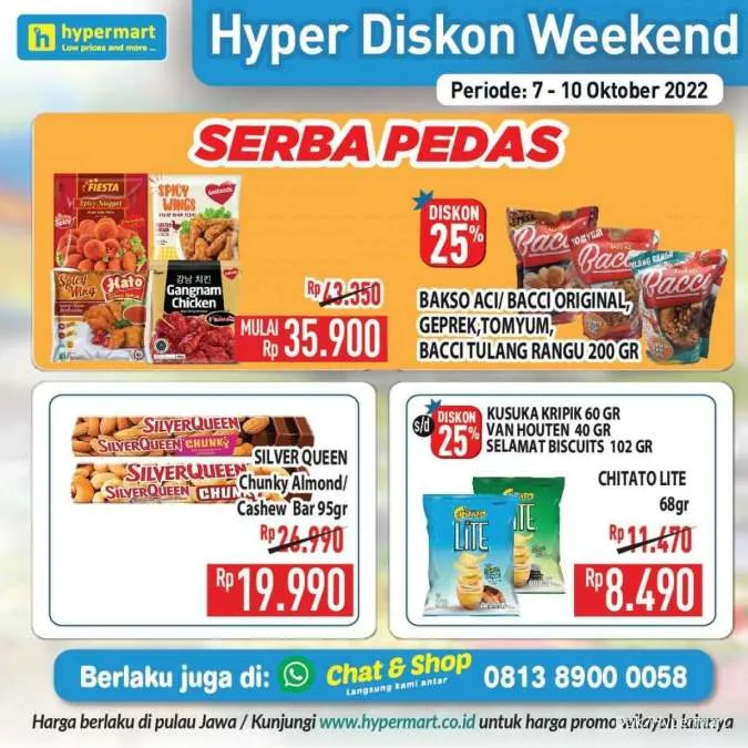 Promo Hypermart Hyper Diskon Weekend Periode 7-10 Oktober 2022
