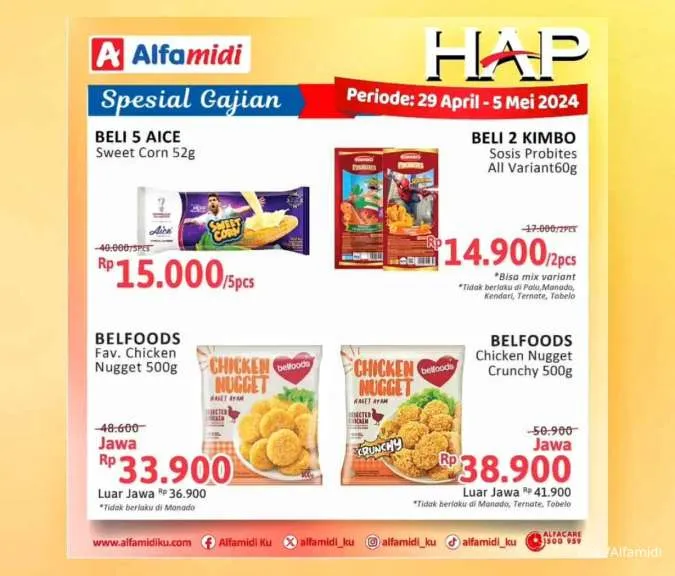 Promo Alfamidi Hemat Satu Pekan Periode 29 April-5 Mei 2024