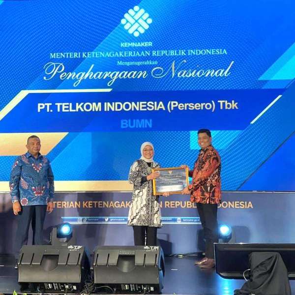 Telkom Raih Penghargaan Jadi Tempat Kerja Inklusif & Ramah Disabilitas Kemenaker RI