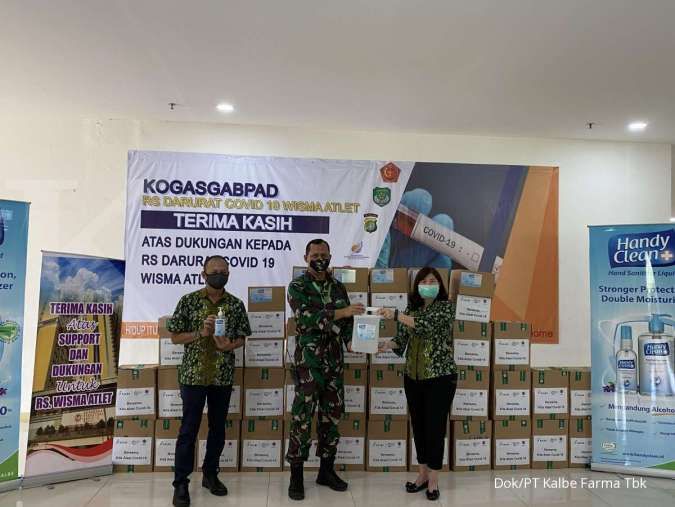 Kalbe Donasi Hand Sanitizer ke RS Rujukan Covid-19 di Jabodetabek