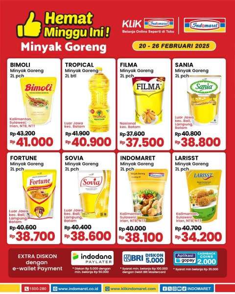 Promo Minyak Goreng di Indomaret 20-26 Februari 2025 Hemat Minggu Ini