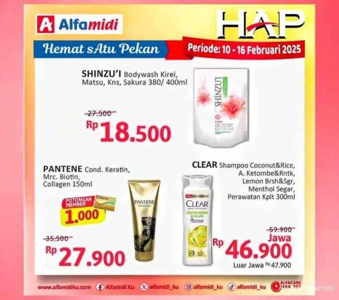 Promo Alfamidi Hemat Satu Pekan Periode 10-16 Februari 2025