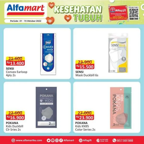 Promo Alfamart Kesehatan Tubuh Periode 1-15 Oktober 2022