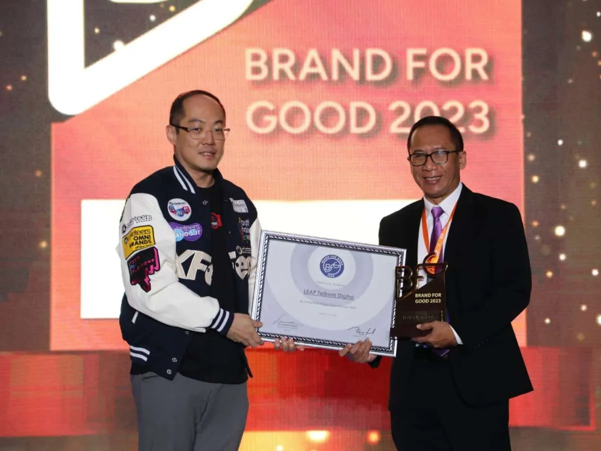 Leap-Telkom Digital Dinobatkan Sebagai Brand for Good 2023