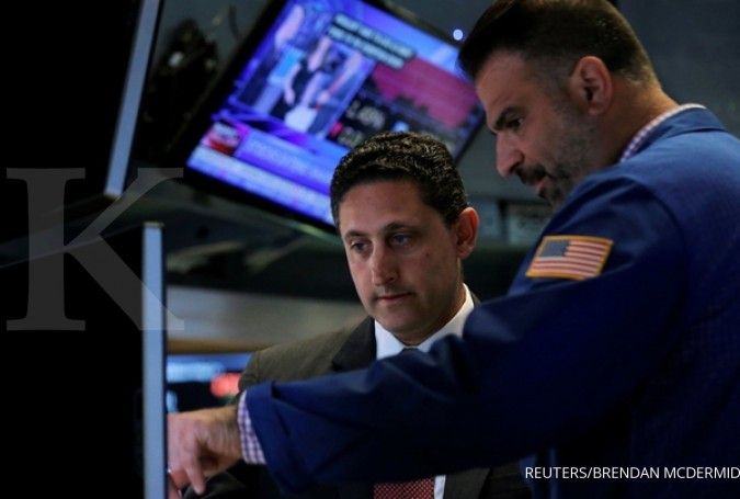 Sepekan, Wall Street terbang 3% 