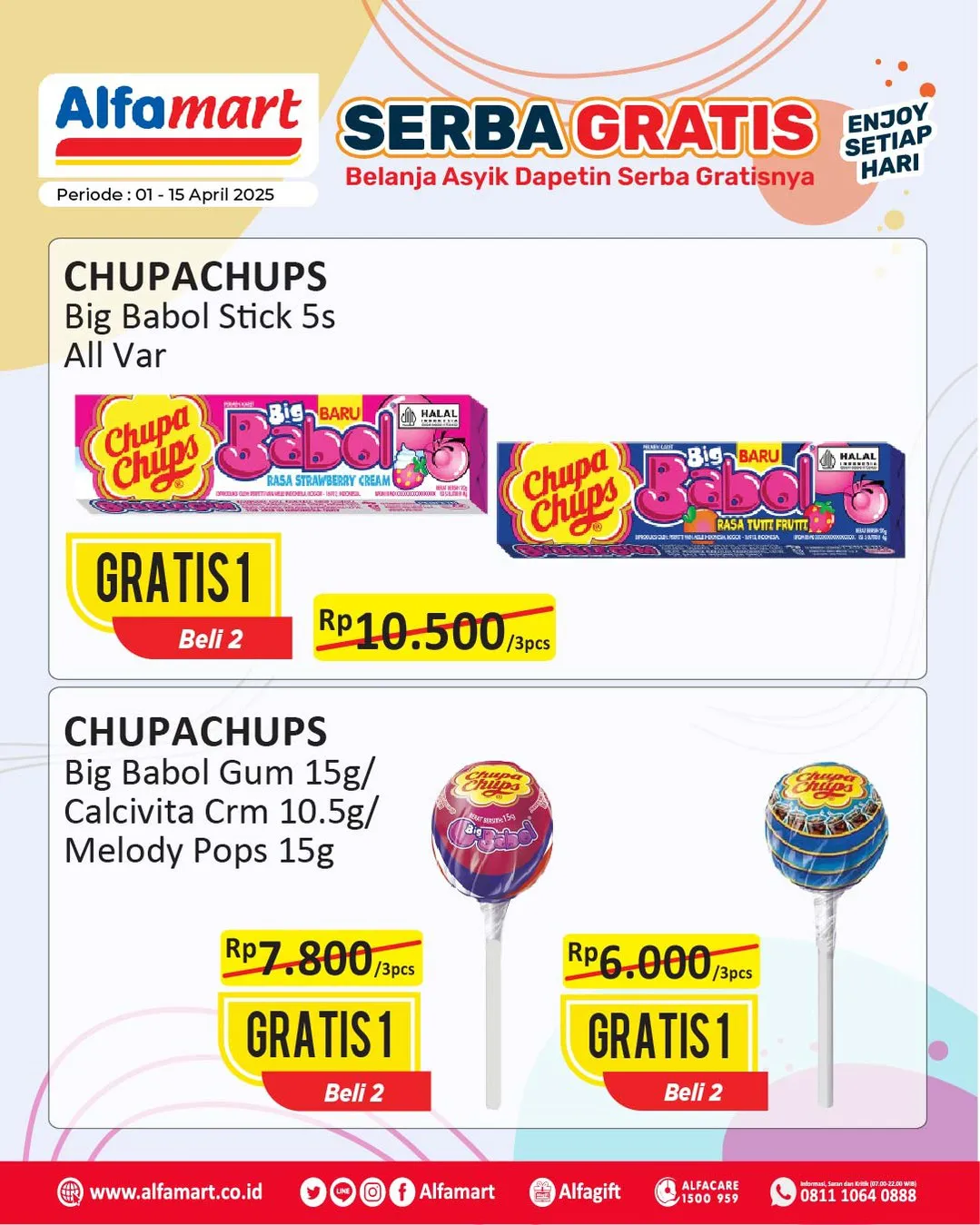 Promo Alfamart Serba Gratis Periode 1-15 April 2025