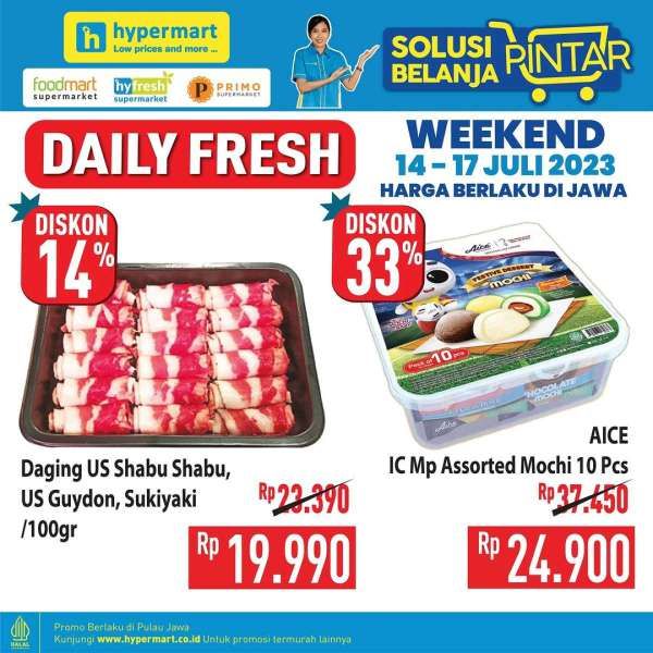 Katalog Harga Promo JSM Hypermart 14-17 Juli 2023