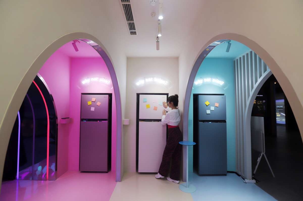 Tren Lemari Es Terkini dalam LG Experience Zone 