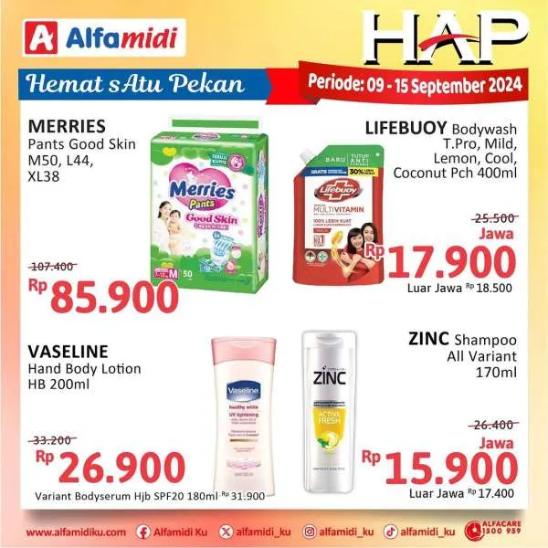 Promo Alfamidi Hemat Satu Pekan Periode 9-15 September 2024