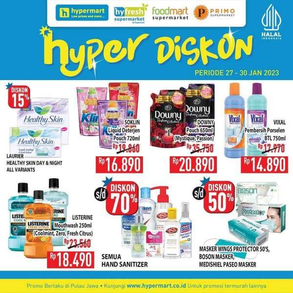 Harga Promo JSM Hypermart Hyper Diskon Weekend 27-30 Januari 2023