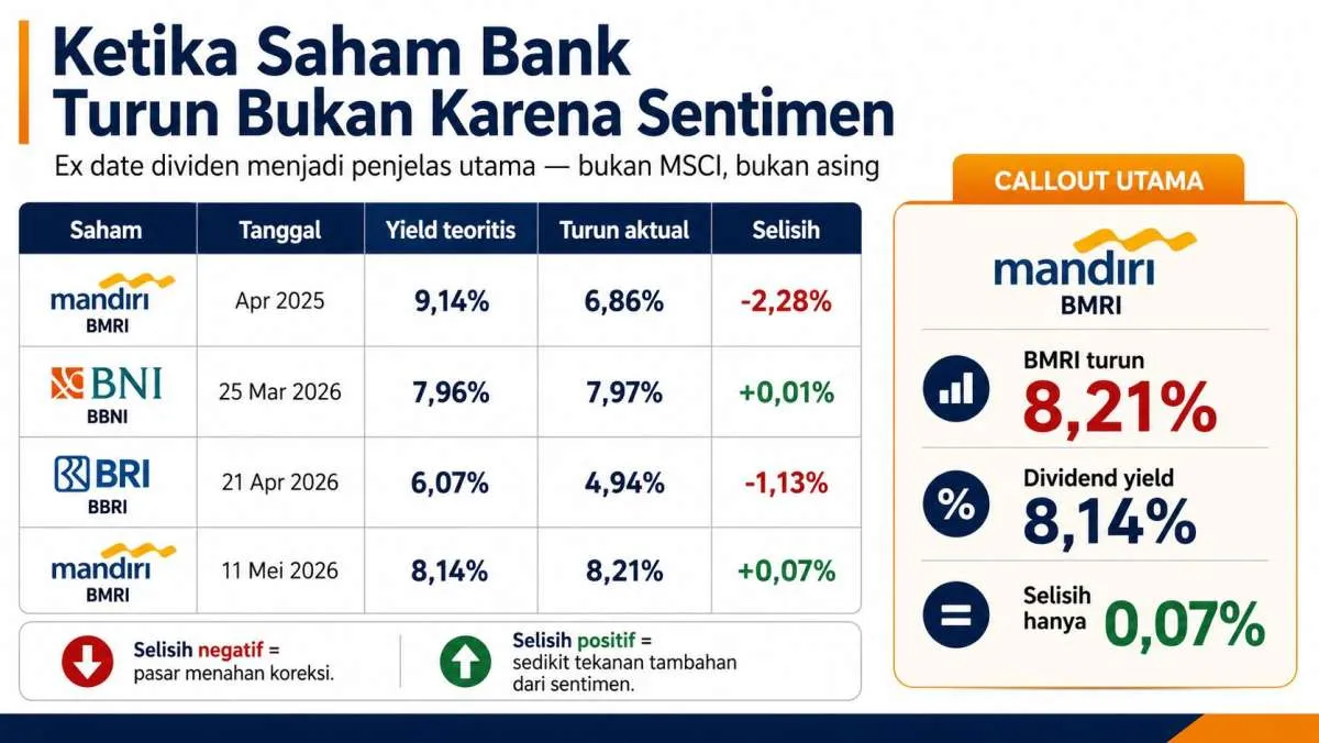 Saham Ini Anjlok 8,2% Sehari, Bukan karena Rebalancing MSCI 