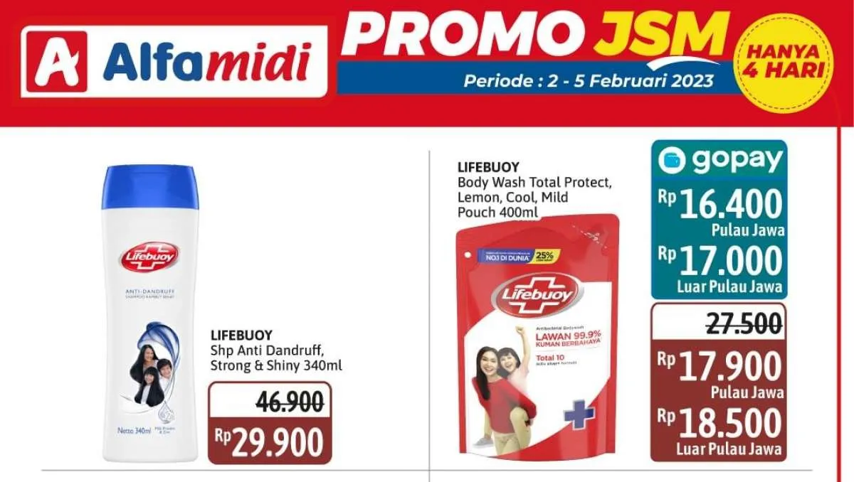 Katalog Promo JSM Alfamidi Hanya 4 Hari Periode 2-5 Februari 2023
