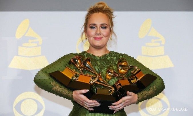 Adele raih album terbaik di Grammy Awards 2017