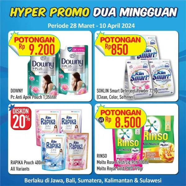 Promo Hypermart Dua Mingguan Periode 28 Maret-10 April 2024