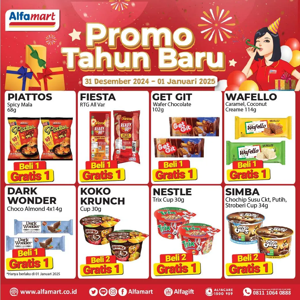 Promo Alfamart Spesial Tahun Baru Periode 31 Desember 2024-1 Januari 2025
