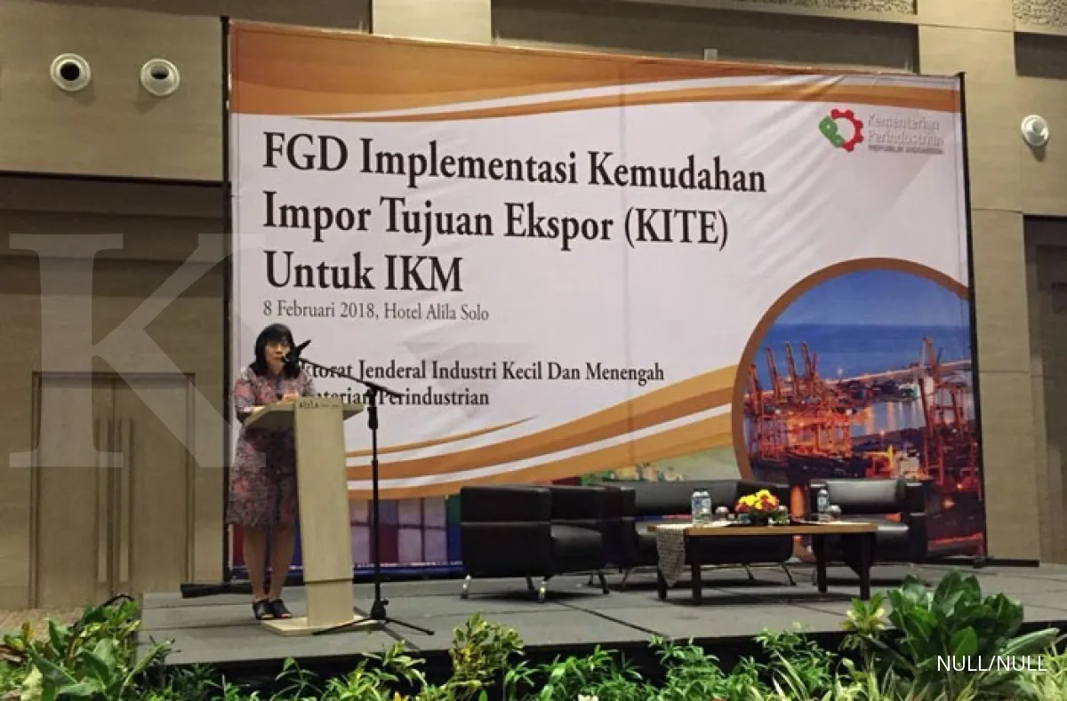 Selama setahun, baru ada 42 IKM yang manfaatkan fasilitas KITE