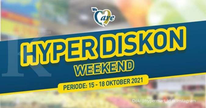 Promo Hypermart 18 Oktober 2021, hari terakhir promo hyper diskon weekend