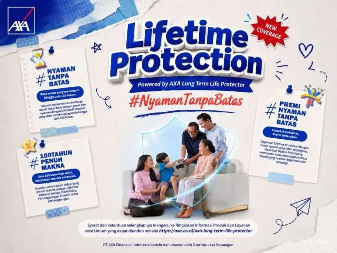 Harapan Hidup Meningkat, AXA Financial Luncurkan Proteksi hingga Usia 100 Tahun