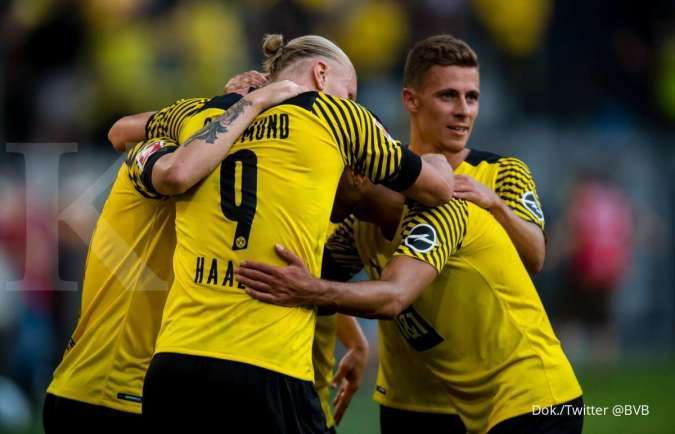 Borussia Dortmund naikkan klausul Erling Haaland, antisipasi bursa transfer musim depan