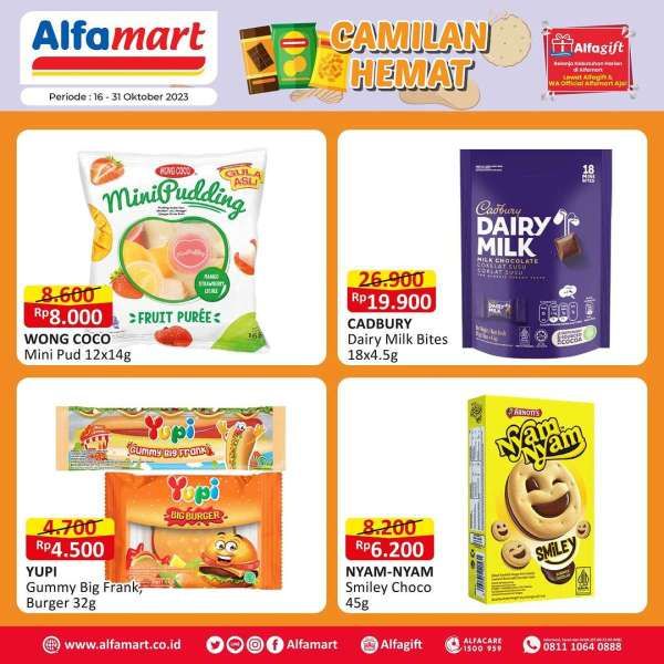 Promo Alfamart 16-31 Oktober 2023, Promo Camilan Hemat