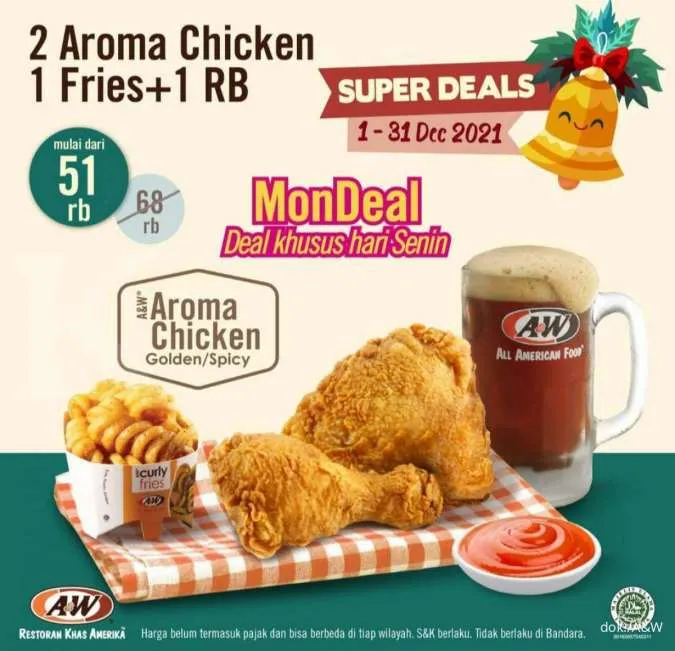 Promo A&W MonDeal