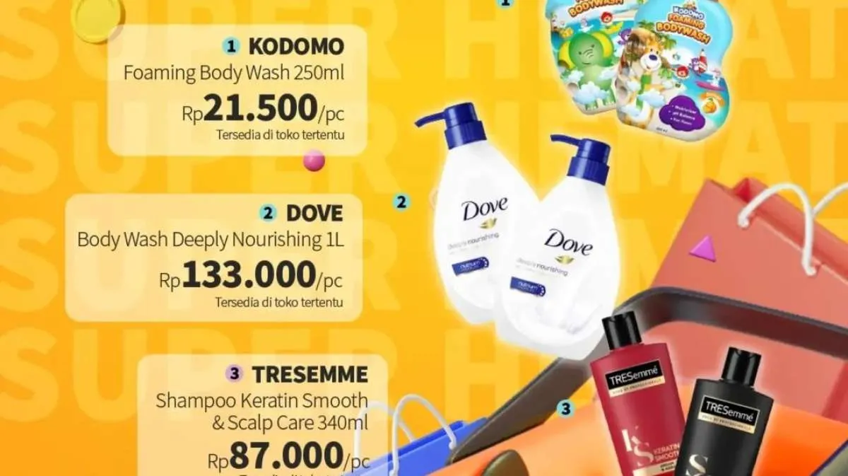 Promo Guardian Super Hemat 15-28 Mei 2025, Tambah Rp 1.000 Dapat 2 Dove Sabun Cair