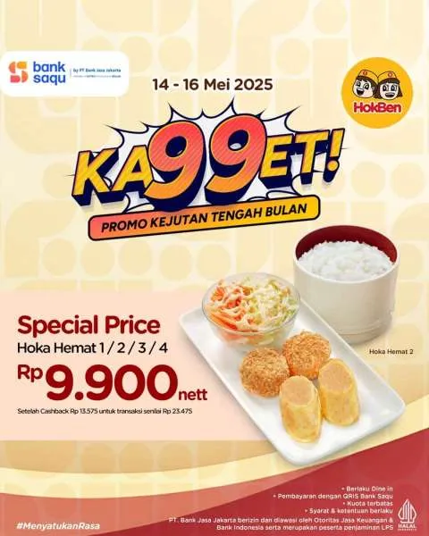 Promo Hokben KA99ET Special Price