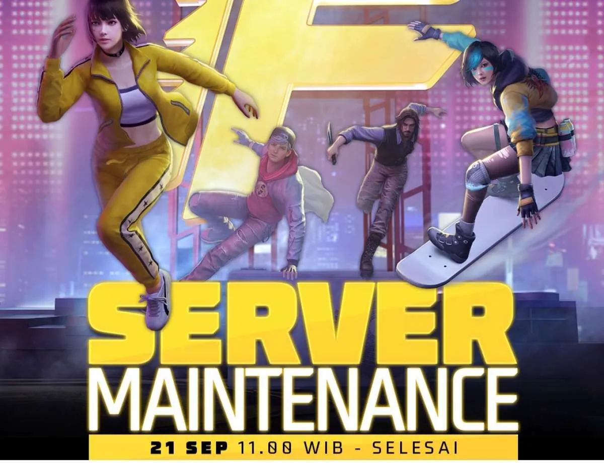 FF Server Maintenance Hari Ini Mulai Pukul 11 Siang, Kapan Waktu Selesainya?