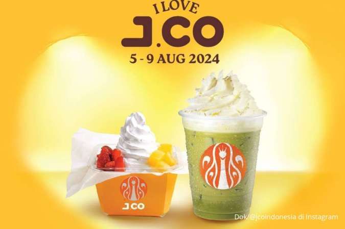 Promo J.CO Hari Ini 5 Agustus 2024, 7 Pilihan Promo I LOVE J.CO Mulai Rp 58.000-an