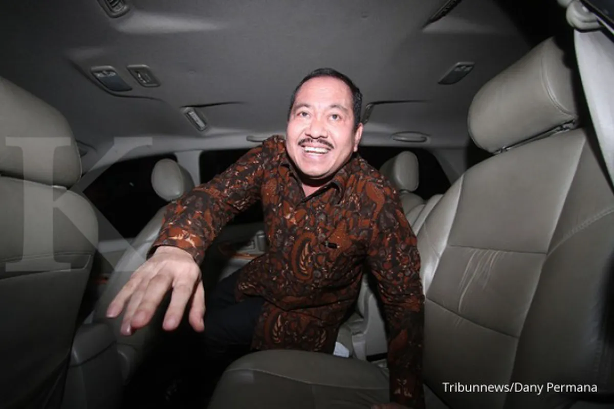 Diperiksa satu jam, Sartono hanya tanda tangan BAP