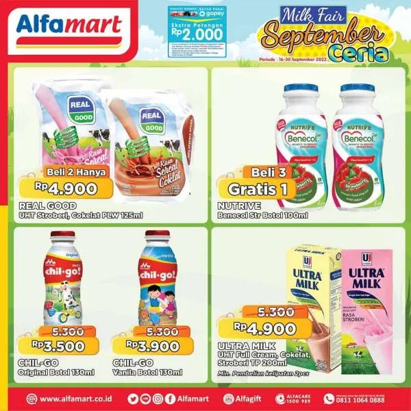 Promo Alfamart Milk Fair Periode 16-30 September 2022