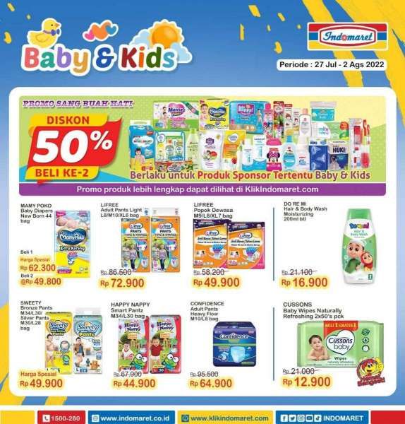 Belanja dengan lebih terjangkau di promo Indomaret super hemat mingguan terbaru pada bulan Juli tahun 2022 ini. 