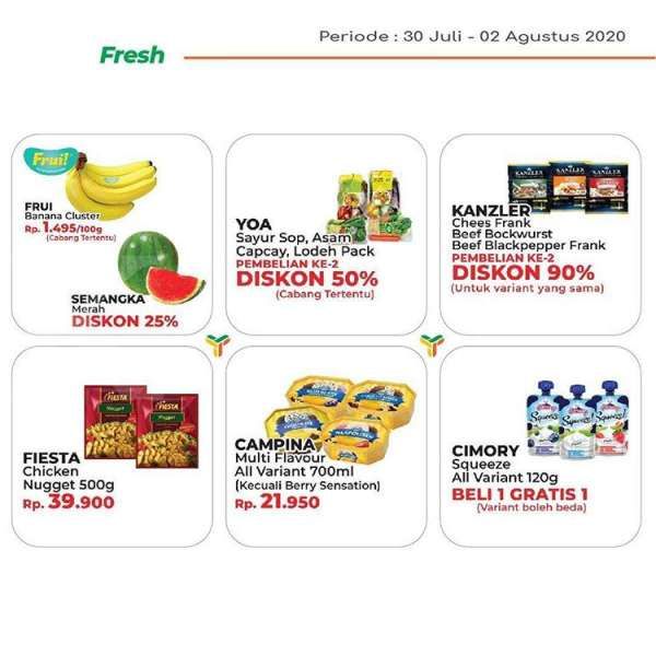 Promo JSM Yogya Supermarket 30 Juli – 2 Agustus 2020 