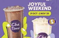 Cuma 3 Hari! Promo Chatime Joyful Weekend, 2 Pilihan Minuman Favorit Cuma Rp 19.000